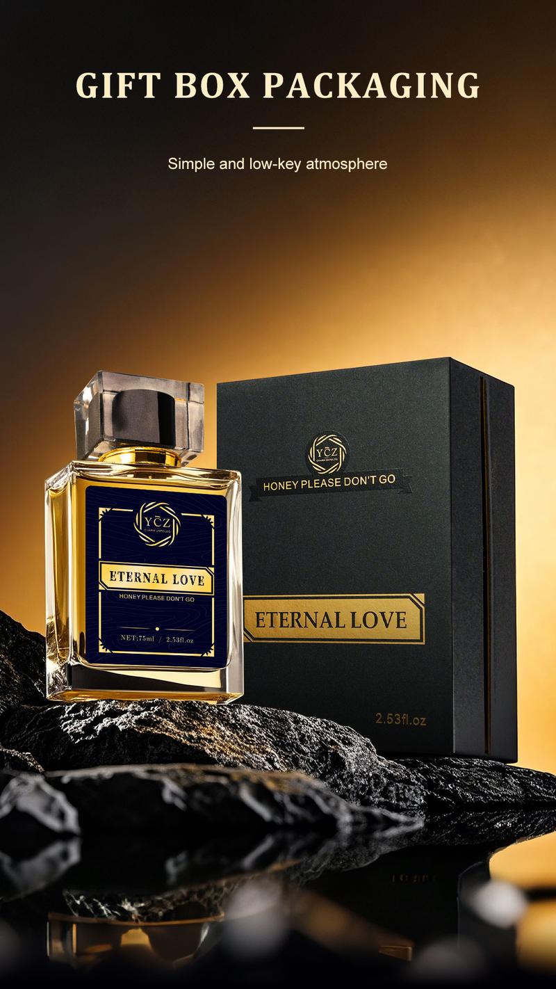 YCZ Eternal Love Eau De Parfum for Men 2.6oz 75ml Long Lasting Musk Ambergris Jasmine Rose Exotic Arabic Perfume Captivating Scent Exotic Arabic Perfume Captivating Scent Bold Arabian Perfume Aromatic Fragrance YCZ Eternal Love Eau De Parfum for Men 2.6oz 75ml Long Lasting Musk Ambergris Jasmine Rose Exotic Arabic Perfume Captivating Scent Exotic Arabic Perfume Captivating Scent Bold Arabian Perfume Aromatic Fragrance