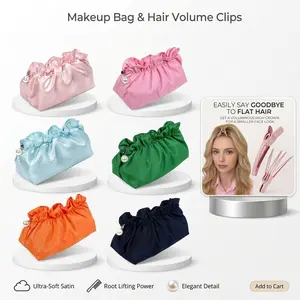 Cloud Makeup Bag Crinkled Pouch in Assorted Colors Easy Organization Stylish Design with Capacity Exhibition Versatile Practical Cosmetic Grooming Storage Bag for Daily Commuting Business Trips makeup bag for purse