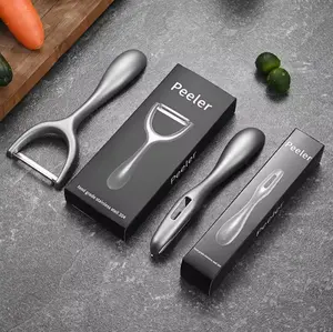 New Design 304 Stainless Steel Manual Metal Kitchen Tool Multi-Purpose Fruit & Vegetable Peeler Sanding Polish Peeler