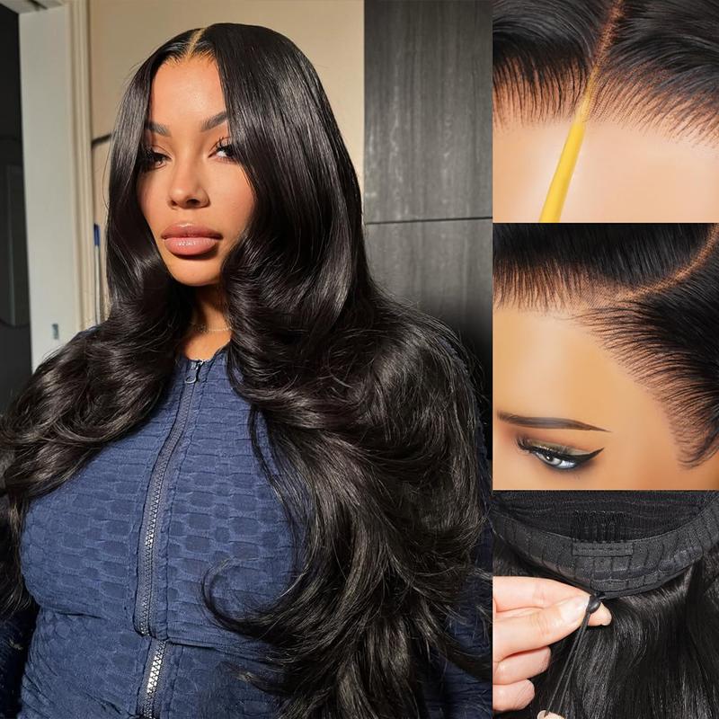 Bling Hair VIP 36 34 Inch 13X4 13X6 Body Wave Lace Front Wig Human Hair 360 Full Frontal Wigs for Women Brazilian Real Human Hair PrePlucked Natural Black Remy Hair 180% Density #TikTokShopHolidayHaul
