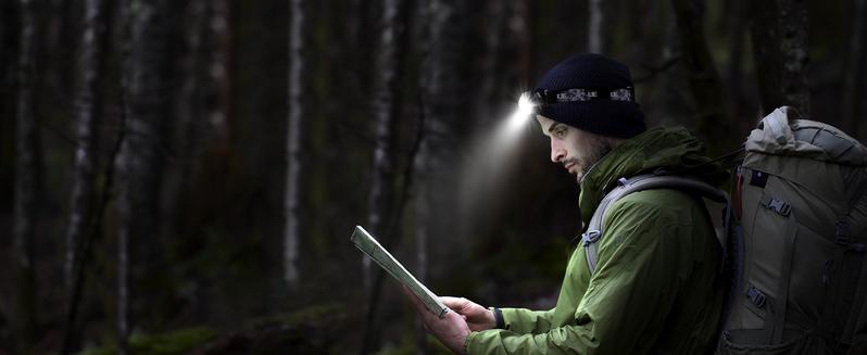 Lighting Ever LED Headlamp Rechargeable - Super Bright Head Lamp with 5 Modes for Camping & Hiking Gear Essentials, IPX4 Waterproof Headlight Flashlight with Red Light, USB Cable Included