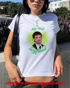 Adult Baby Tee Paul Mescal My Irish Boyfriend Funny Babytee