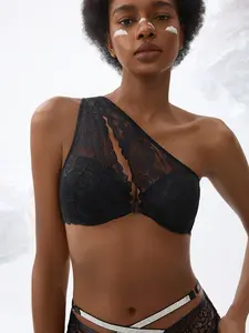 MIMILEMON Women's Bohemian Elegance Basic Customized Lace Underwire Push-Up Bra - Adjustable Straps, Comfortable Breathable Fabric, Beautiful Back Design | Bridal, Backless Outfits Wear