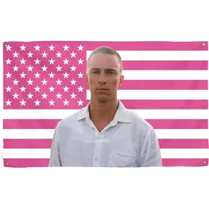 Tapestry Decor Drew Flags 3x5Ft Starkey rafe cameron American Flag pink Tapestry,With 4 Brass Grommets,For College Dorm Room Decor,Outdoor Parties, Gift,Tailgates Yard,flag for room Decoration(1pcs Pink) Vivid Colors Wall Hanging Versatile