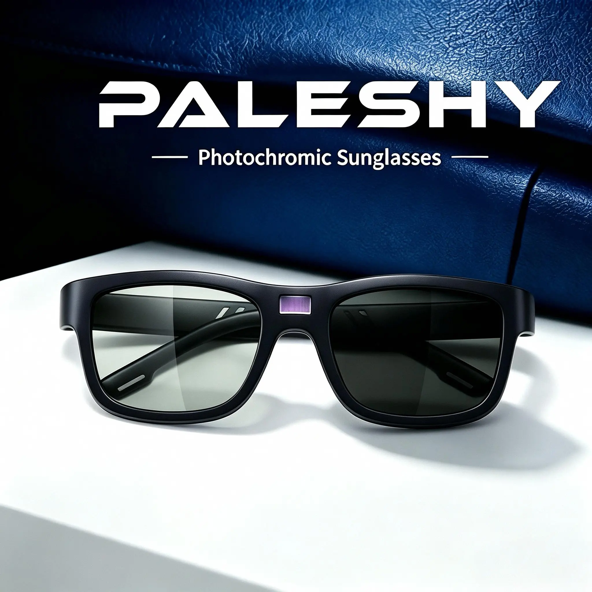US Patented Smart Photochromic Polarized Sunglasses | 0.1s Instant Auto Dimming Lens, Clear for Indoor Use & Darkens Outdoors, Full UV400 Anti-Glare Driving Eyewear