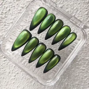 Promake Spring design | 100%Handmade Luxury Nails- Luxury Handmade Press on Nails- Long Nail Set  with Art Designs & Care Tools - Ready to Gift - Size XS-XL