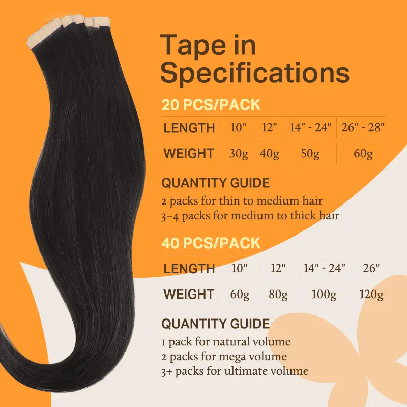 【#1 24inch only 53.24】Doores Tape in 10-28'' length Remy Human Hair Extensions Natural Straight#tiktokshopstockup