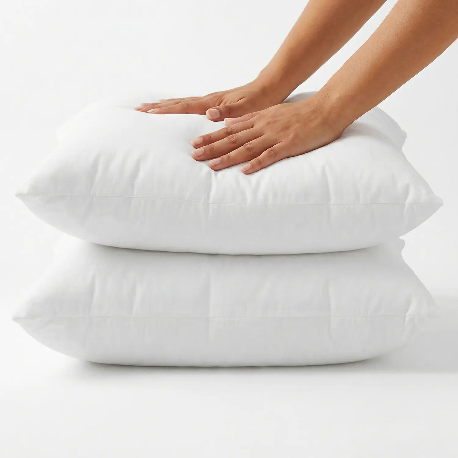 Ellalora Pack of 2 Throw Pillow Inserts, Polyester Fill, Soft for Bed Couch Use, Simple