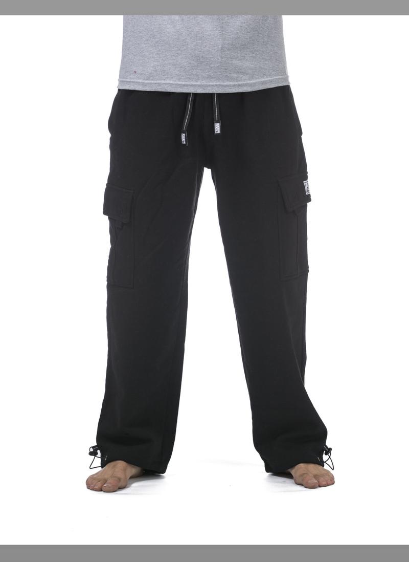 PRO CLUB Heavyweight Fleece Cargo Pants - Relaxed Fit, Adjustable Fit for Maximum Comfort, Winter Menswear, Durable and Warmth