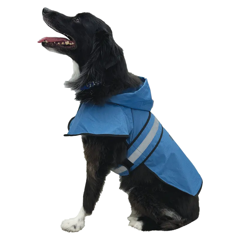 Frogg Toggs® Dogg Toggs Outdoor Dog Raincoat, Adjustable Strap, Waterproof Fabric, Reflective Tape, Breathable Design