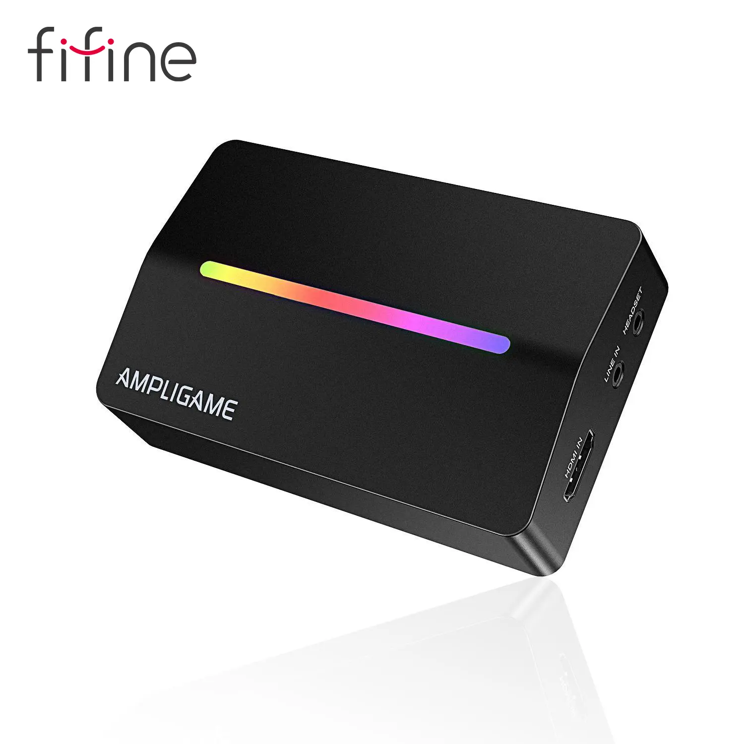 fifine V3 Video Capture Card, HD 1080 60fps for Audio Video, Gaming, Live Streaming, HDMI to USB Capture Card Compatible with PS4/Windows/Mac OS/Switch/Xbox, - AmpliGame V3