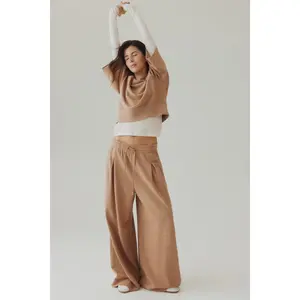 H&M Pleat-detail drawstring trousers