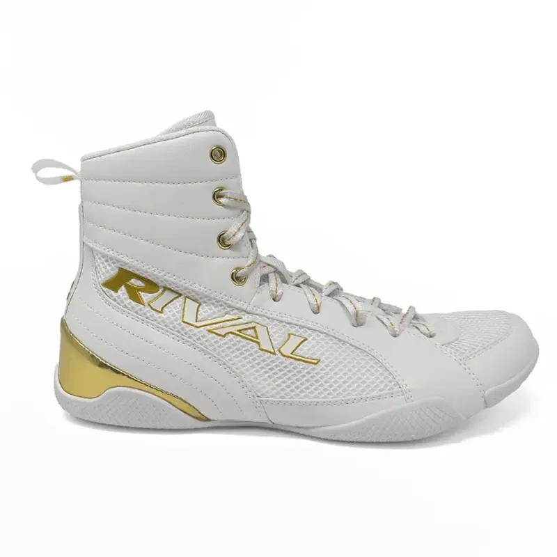 Rival Boxing RSX-Guerrero Mid-Top Deluxe Boxing Boots, Training Shoes with Carbon Heel, Improved Inner Lining, and PU Upper