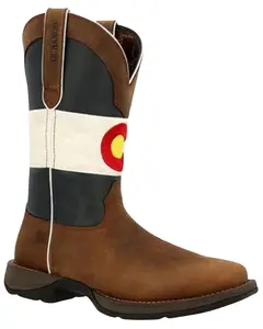 Durango Men's Colorado Flag Performance Western Boot Square Toe - Ddb0346