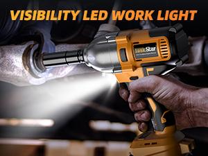 TaskStar 1200N.m Cordless Impact Wrench, 1/2 inch 886ft-lbs High Torque Impact Gun with 2x 4.0Ah Battery, Fast Charger & 5 Sockets Package Box Extension Bar Driver Bit Power Tools Ratchet Wrench TaskStar 1200N.m Cordless Impact Wrench, 1/2 inch 886ft-lbs High Torque Impact Gun with 2x 4.0Ah Battery, Fast Charger & 5 Sockets Package Box Extension Bar Driver Bit Power Tools Ratchet Wrench