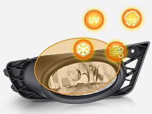 Nilight Fog Light Assembly Compatible with 2009 2010 2011 Honda Civic Sedan 4 Door with Clear Lens Fog Lamps Replacement H11 12V 55W Bulbs