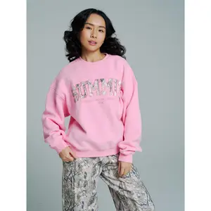 Plush Fleece Crew Pullover - Plastic Pink Plush Fleece Crew Pullover - Plastic Pink