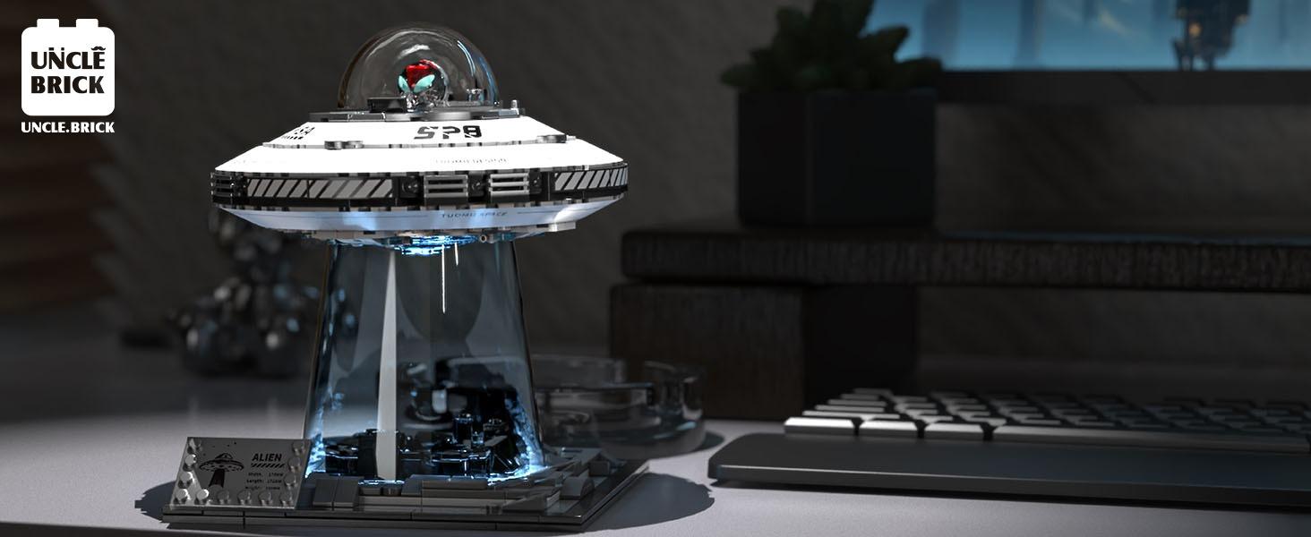 Space Exploration Magnetic Building Blocks Set - Creative Galaxy UFO Spaceship & Interstellar Collection Kit for Kids 8+, Montessori Early Educational Toy, Easter Gifts for Kids, Growth and Birthday Gift.