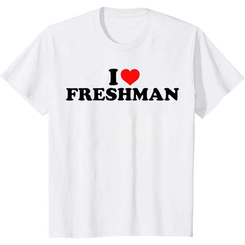 I Love Freshman T-Shirt, Unisex Cotton Tee Gifts Comfort Top Crewneck Tshirt men gifts graphic t-shirts Casual Streetwear I Love Freshman T-Shirt, Unisex Cotton Tee Gifts Comfort Top Crewneck Tshirt men gifts graphic t-shirts Casual Streetwear