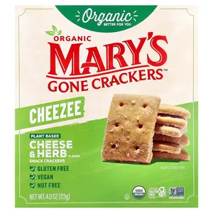 Mary's Gone Crackers Organic Cheezee Snack Crackers, Cheese & Herb, 4 oz (113 g)
