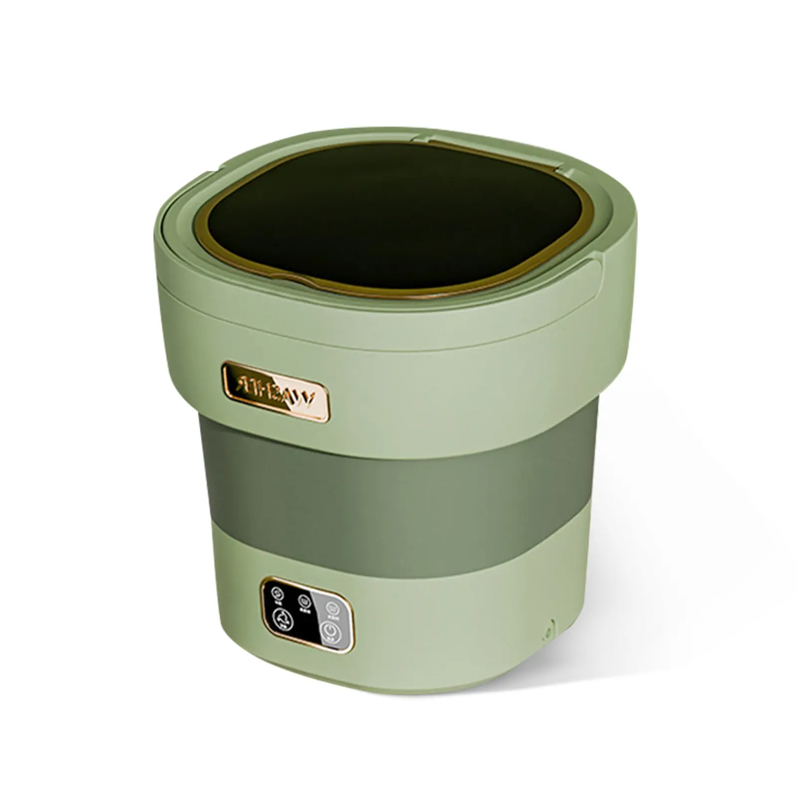 Portable Collapsible 12L Mini Washing Machine - Compact Spin Dryer - Corrosion-Resist. Deep Cleaning for Small Loads - Ideal for Apartments, Travelers, Apartment, Portable Washing Machine