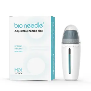 Bio Needle Adjustable Needle Microinfusion Stamp H24 Hygienic Portable Efficient Skincare Beauty Tool for Skincare Enthusiasts