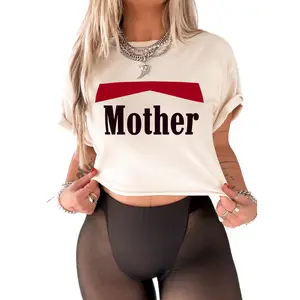 CROPPED VINTAGE MOTHER GRAPHIC TEE