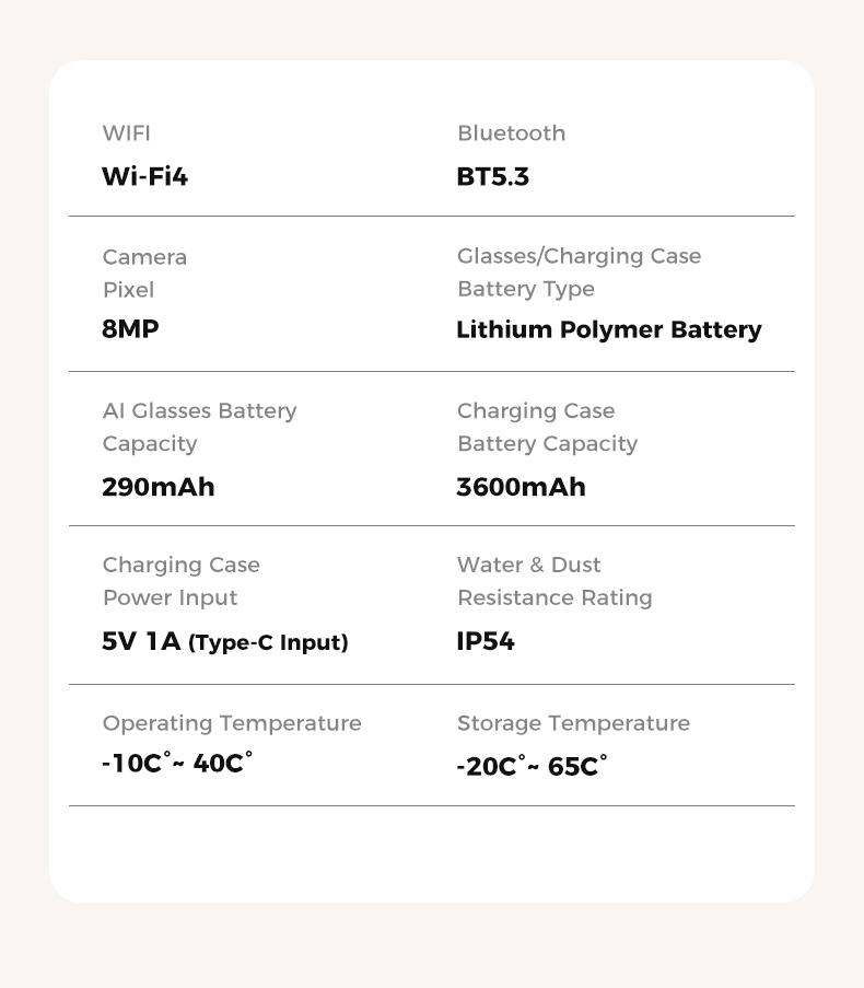 [Spring Deals] Tukio 2026 New-Generation M02 Ultra 4K Smart Camera Glasses with AI Photo Recognition Real-Time Translation & Charging Case as Power Bank for Bluetooth Calls Music Playback Stylish Travel Accessory - Photochromic Lenses