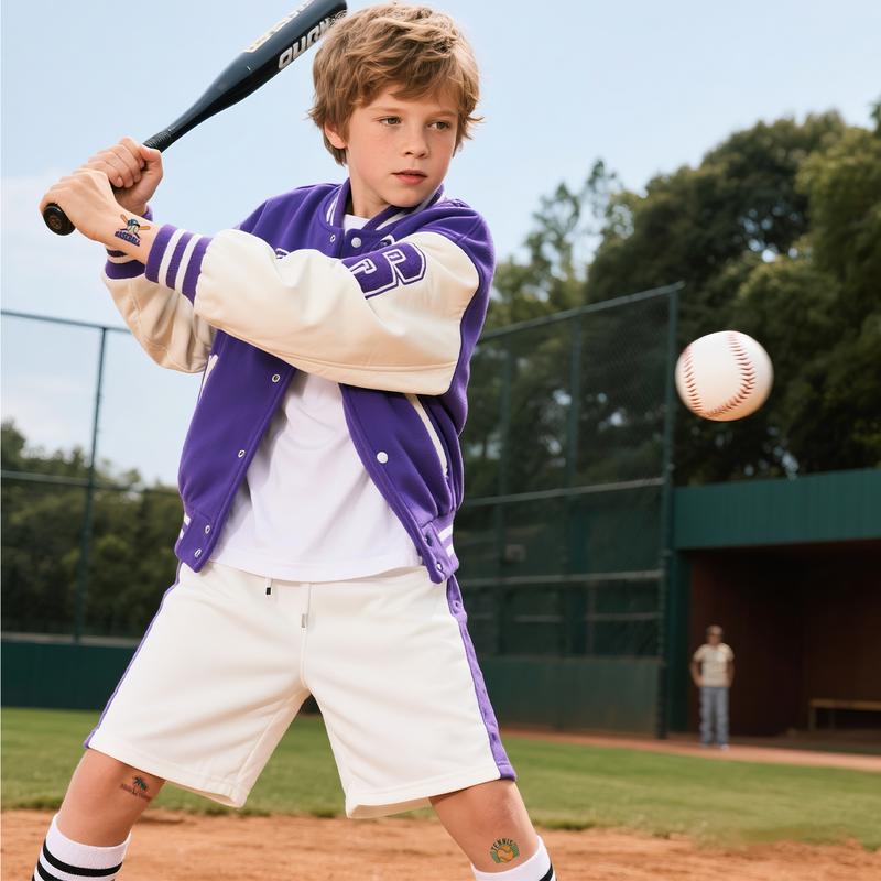 10 Sheets Children’s Sports Temporary Tattoos – Soccer Cartoon Theme, Personalized Cool Arm Stickers, Waterproof & Long-Lasting