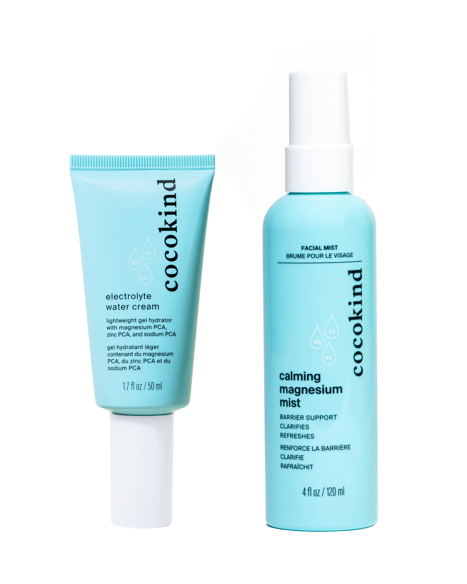 [cocokind] Calm & Clarify Duo | 2-Piece Skincare Set | Facial Mist + Moisturizer | Calms Skin & Clarifies Skin
