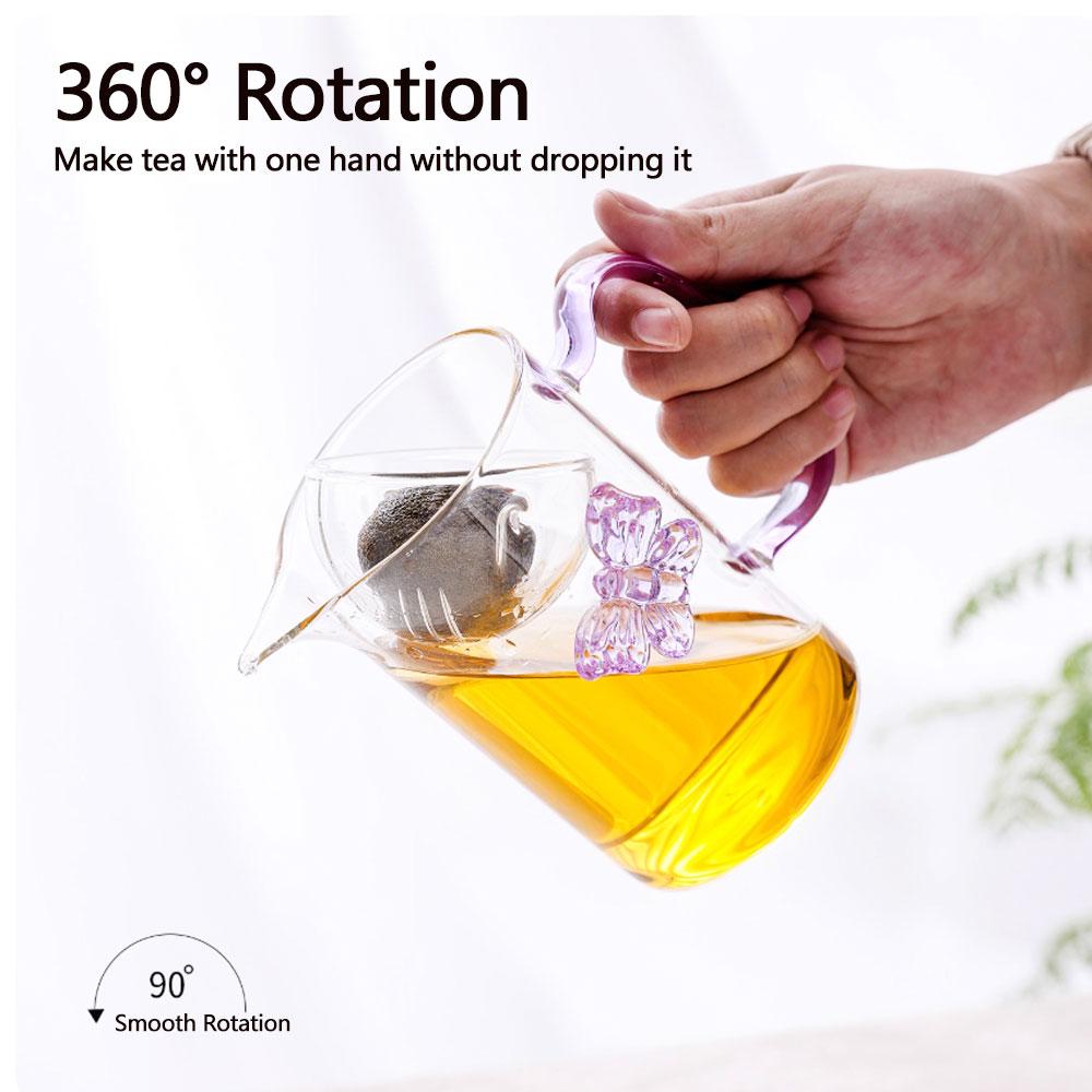 Nancy Butterfly Glass Pitcher With Filter