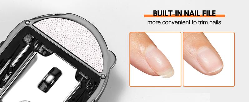 Makartt Nail Clipper Foldable Nail Cutter, Pink Gold Nail Trimmer, Mini Fingernail Clipper with Keyring Stainless Steel Portable Manicure tools for Salon Home Travel Nail kit Nail Care Aesthetic