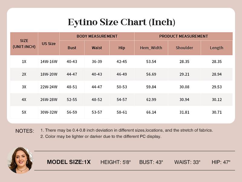 Eytino Women Plus Size Tops Crewneck Short Sleeve Lace Crochet Loose Casual Summer Blouses Shirts(1X-5X)