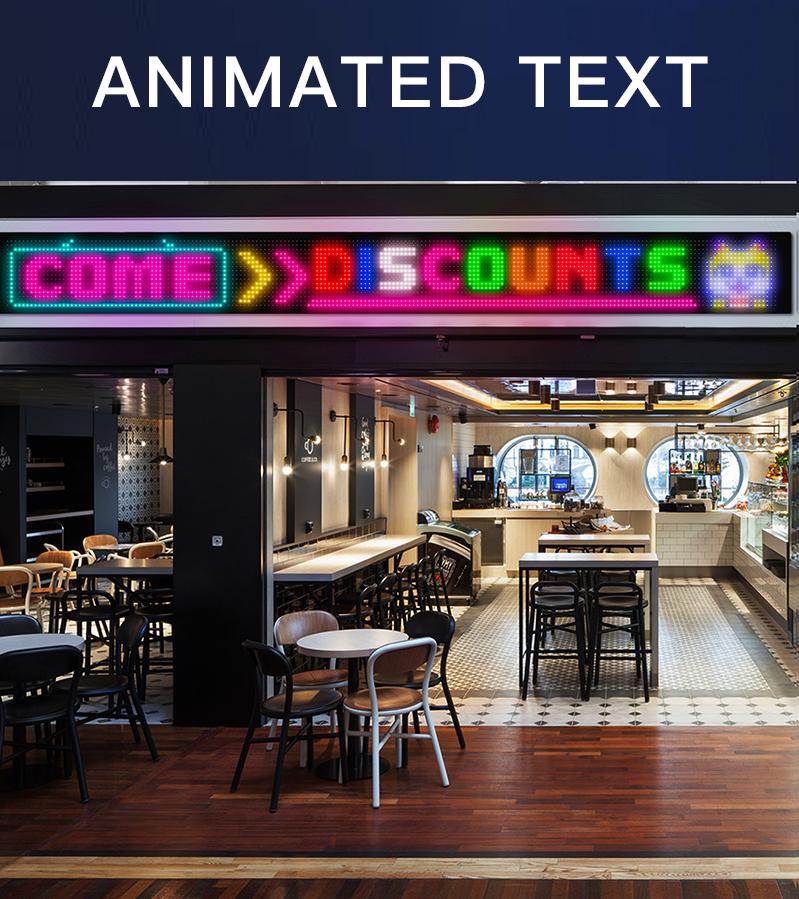 LED Flexible Display Screen Extra-Large Size: 7.56*69.37 Inches with App & Remote Control, Color LED Sign Board for Store Shop Advertisement Display, TikTok Shop Holiday Haul, IP65 Waterproof Soft Large Screen for Window and Front Desk Advertising