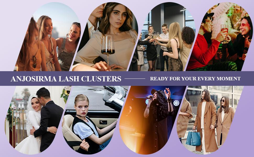 ANJOSIRMA Lash Extension Kit DIY 280pcs Lash Clusters Eyelash Extension Kit, 9-16mm 30D 40D Individual Lashes Kit with Lash Bond and Seal, Lash Tweezers ANJOSIRMA Lash Extension Kit DIY 280pcs Lash Clusters Eyelash Extension Kit, 9-16mm 30D 40D Individual Lashes Kit with Lash Bond and Seal, Lash Tweezers