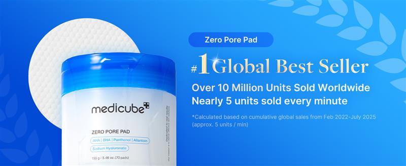 [medicube] Zero Pore Pads (AHA + BHA) |  Korean No.1 Viral Toner Pads