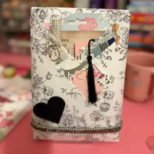 (Pretty Rhinestone Ribbon) Collection. Wrapped in any paper. Book or Journal.