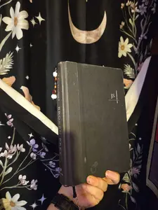 Knitted Bookmark with Beads