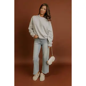 On Cloud Nine Knit Sweater in Grey