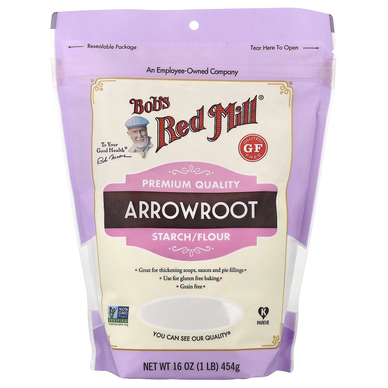 Bob's Red Mill Arrowroot Starch/Flour, 16 oz (454 g)