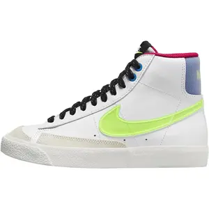 Youth Nike Blazer Mid '77 White/Volt-Hyper Royal (DV2234 100) (GS)