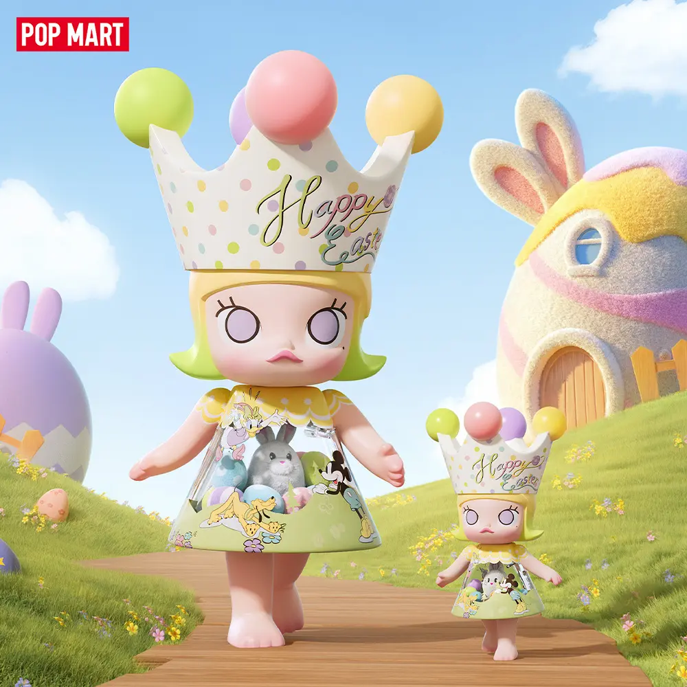 POP MART MEGA ROYAL MOLLY 1000% Mickey and Friends-Happy Easter