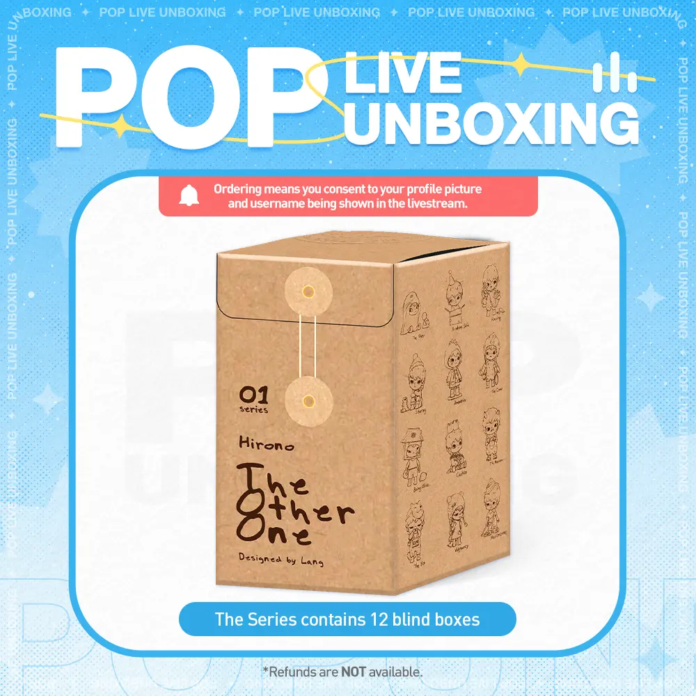 [POP NOW] POP MART HIRONO The Other One Series, Blind Box, Mystery Box LABUBU Fun Toy