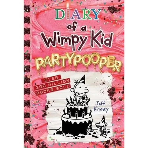 Partypooper (Diary of a Wimpy Kid Book #20): Crazy, Funny Adventure with Greg Heffley - 0.8 lbs Hardcover by Jeff Kinney, #1 International Bestselling Children's Literature Book