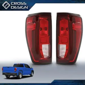 CROSSDESIGN Fit For 19-23 GMC Sierra 1500 Factory Halogen Tail Lights Lamps Pair Left Right