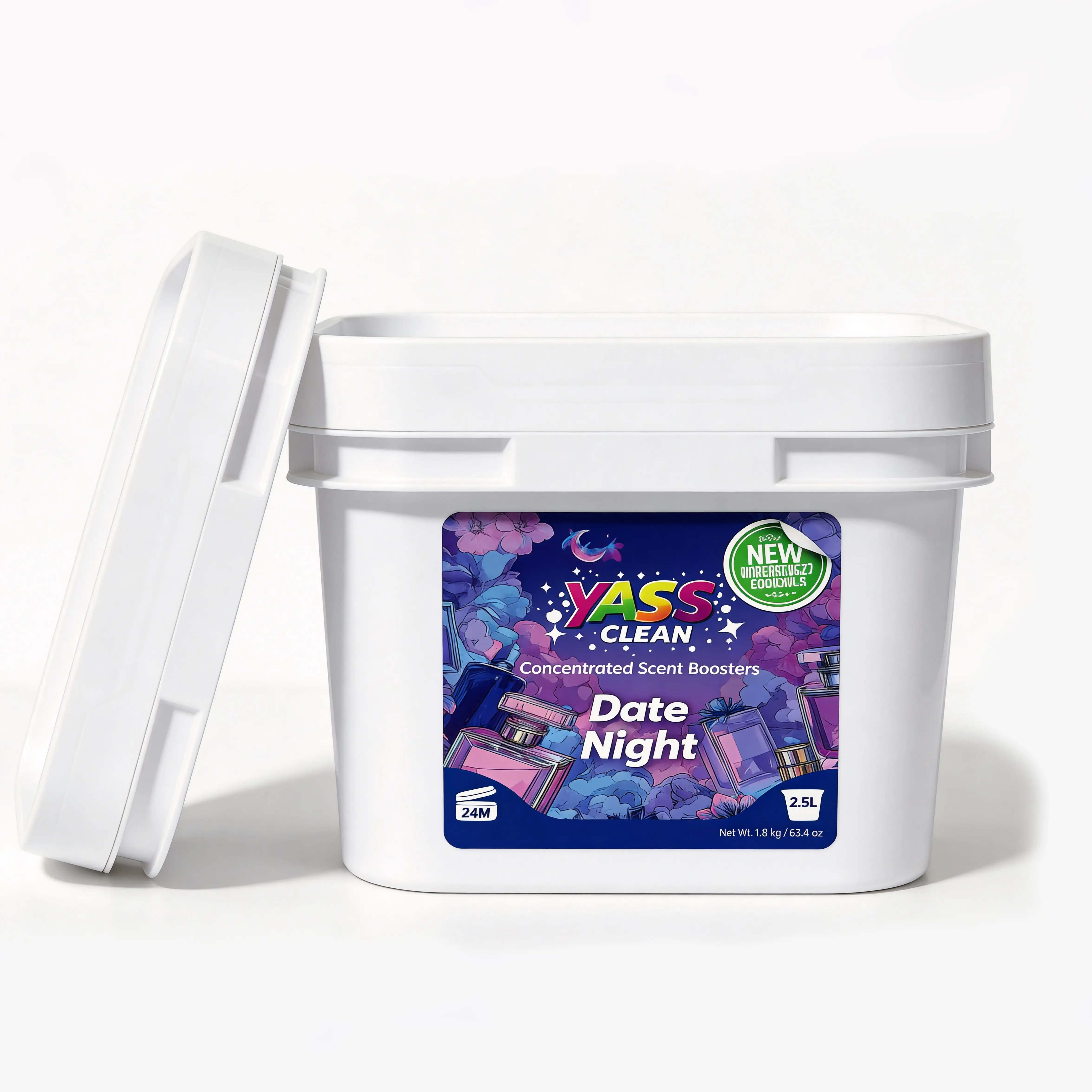 Yass Clean New improved Formula Scent Booster Laundry Beads 2.5L 1.8KG 64 oz In-Wash Scent Booster Beads for Fresh Scent Up to Weeks in Storage Suitable for Sensitive Skin,dealsforyou|summerwins|summersale|midyearsale|restock|dealsforyoudays|DFYD
