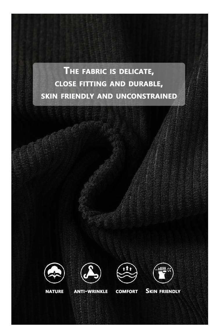 Men's Corduroy Solid Color Loose Fitting Round Neck Short Sleeve T-Shirt,unisex Casual Basics,Fashionable Versatile Streetwear,Minimalist Youth Street Style,Suitable For Daily Wear,Outdoor,For summer Menswear