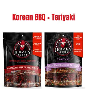 Beef Jerky - Korean BBQ + Teriyaki
