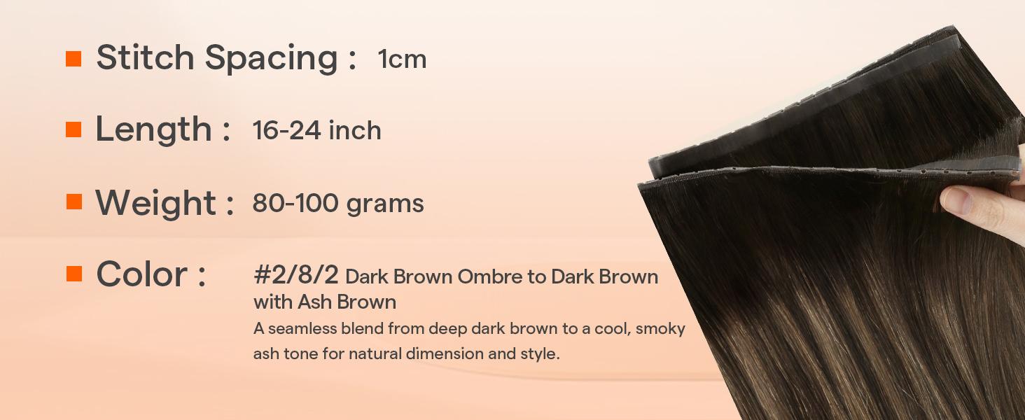 Full Shine  Butterfly Weft Hair Extensions Real Human Hair Hole Weft Invisible Genius Weft  #TikTokShopBlackFriday