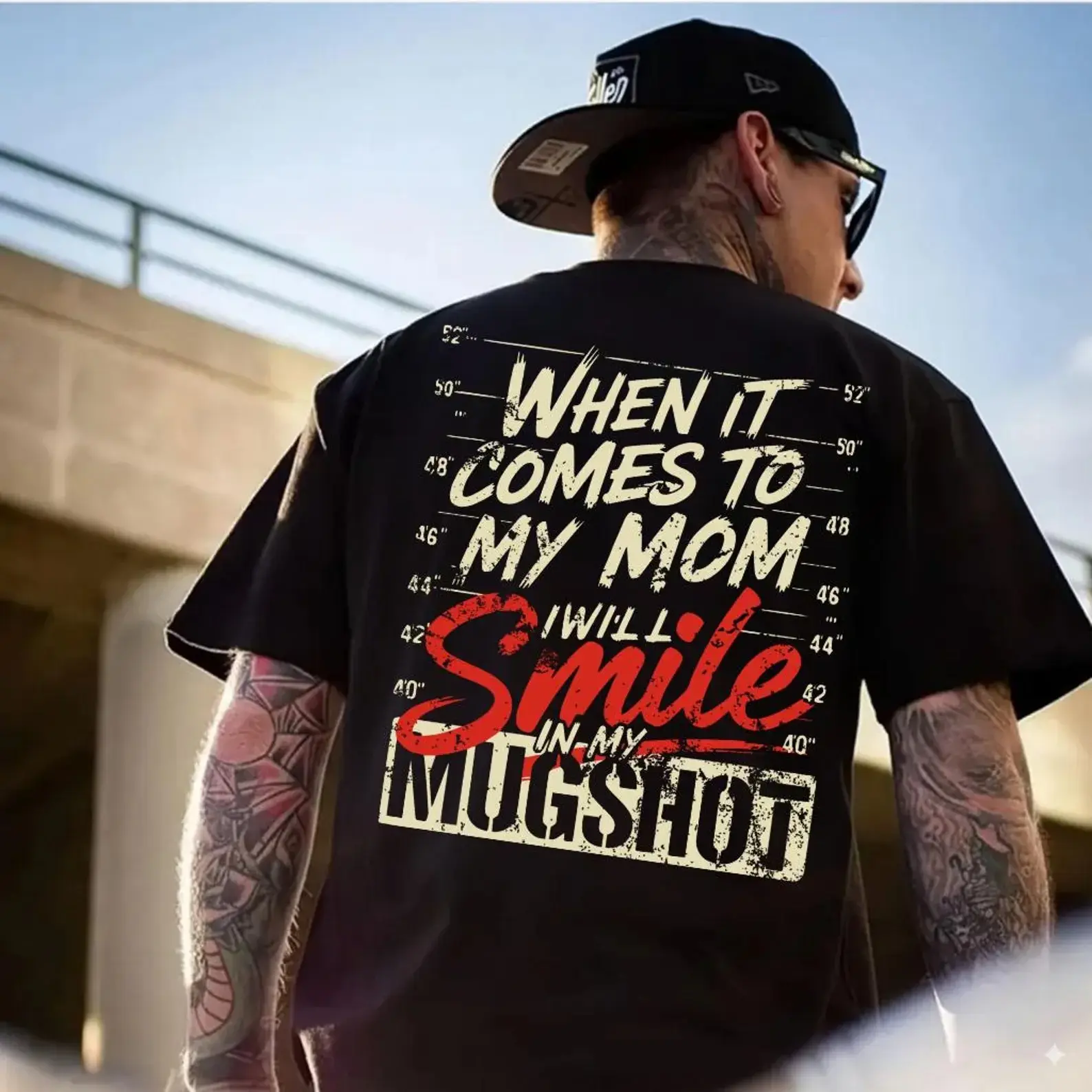 T-shirt-Black-（Mom）